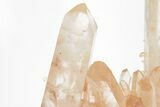 Tangerine Quartz Crystal Cluster (Large Crystals) - Madagascar #205872-2